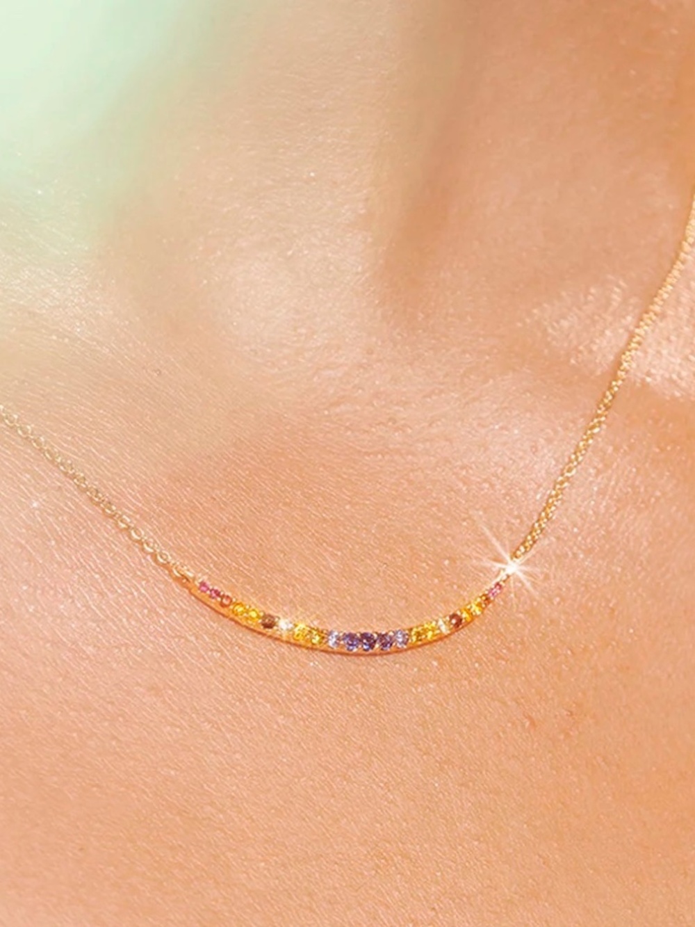 Tai Rainbow Arc Necklace